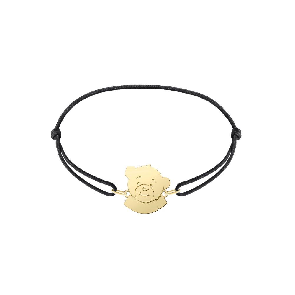 Bracelet b&eacute;b&eacute; cordon en or 18k - Rucho & Mi&eacute;line